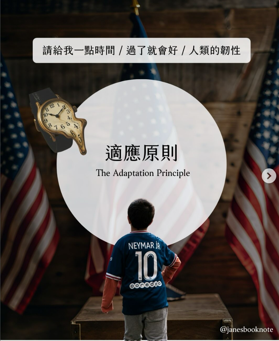 灰之間書摘——適應原則 The Adaptation Principle，請給我一點時間，過了就會好，人類的韌性